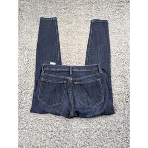 Banana Republic Jeans Womens 25 Blue Stretch High Rise Skinny Ankle Preppy Denim